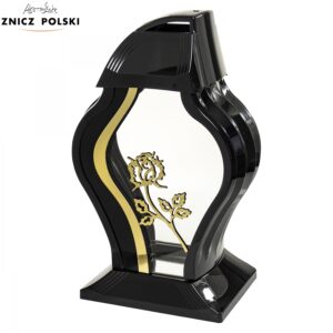 Znicz FARAON FALA RÓŻA czarny