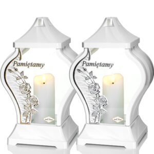 Znicz FARAON MAŁY RÓŻA PNĄCA biały