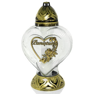 Znicz G9 SERCE PAMIĘTAMY złoty