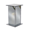 Znicz GLASS LUSTRO 24cm czarny