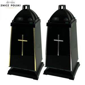 Znicz GLASS PIRAMIDA OBSYDIAN