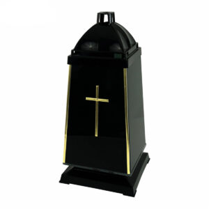 Znicz GLASS PIRAMIDA OBSYDIAN