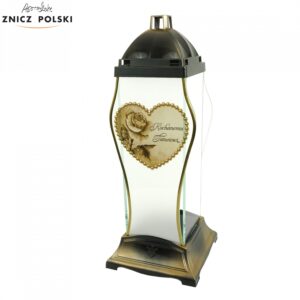 Znicz GLASS S3 SERCE TACIE