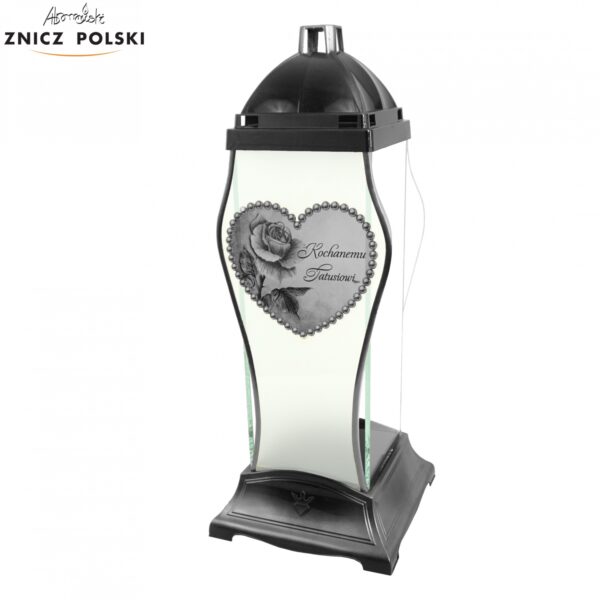 Znicz GLASS S3 SERCE TACIE