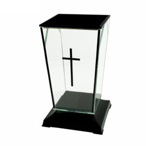 Znicz GLASS TRAPEZ KRZYŻ