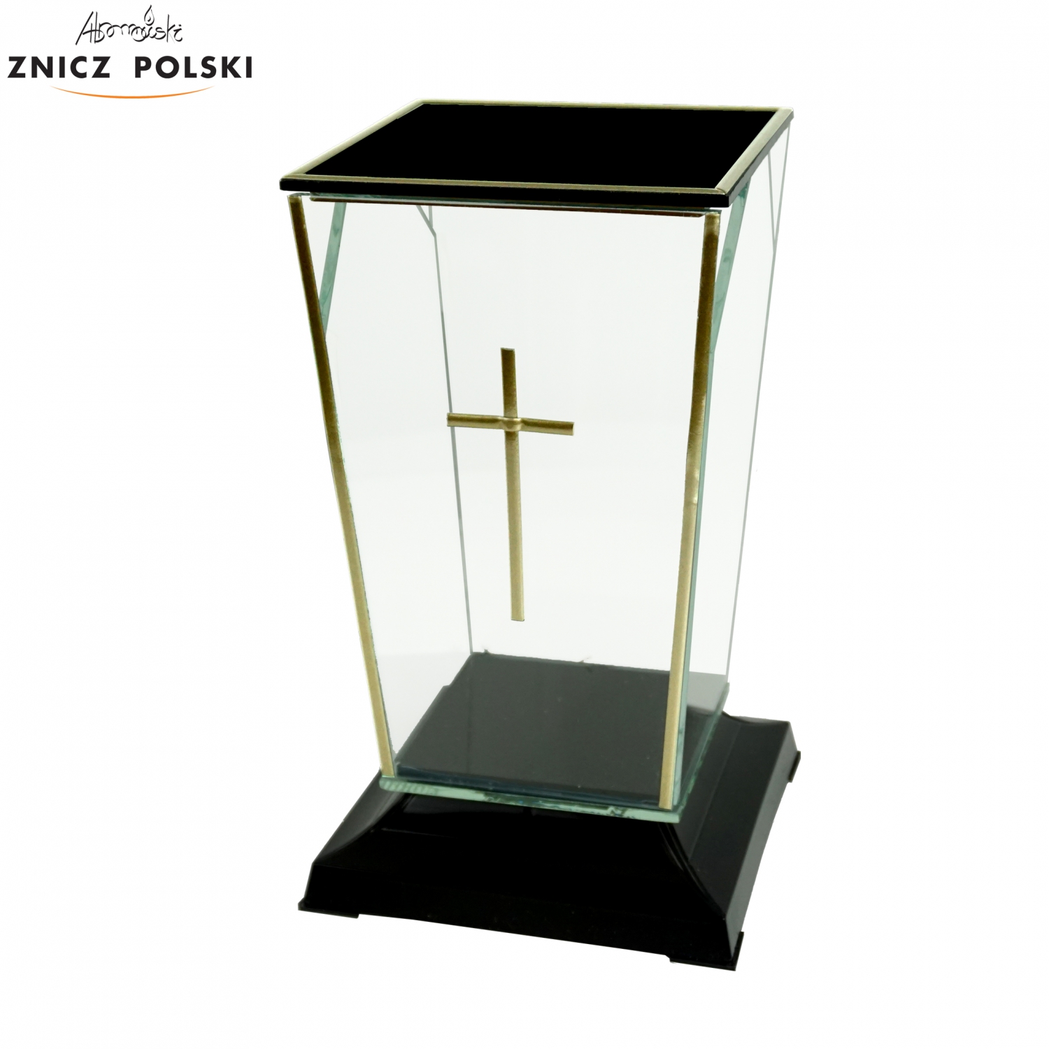 Znicz GLASS TRAPEZ KRZYŻ