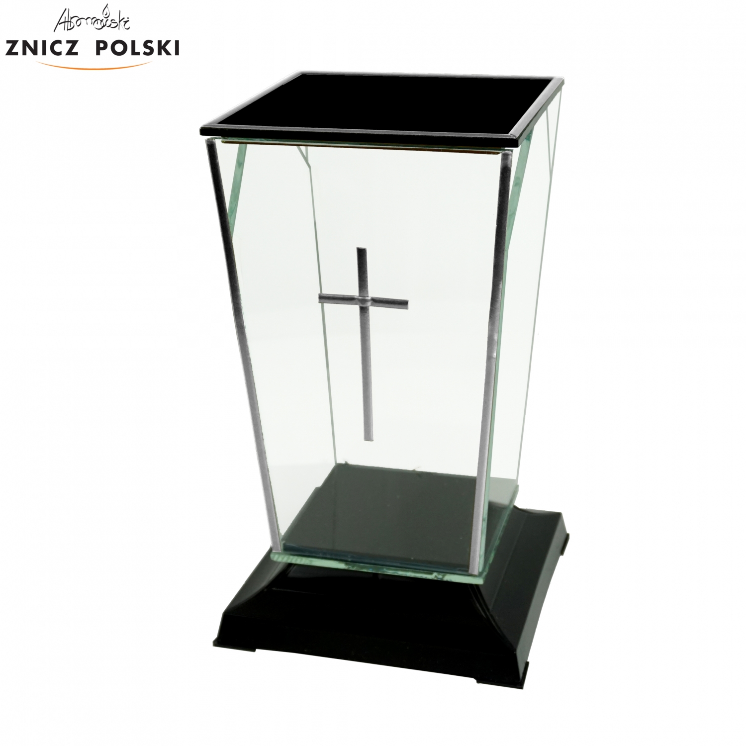 Znicz GLASS TRAPEZ KRZYŻ