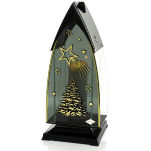 Znicz bożonarodzeniowy GOTYK BLACK CHOINKA