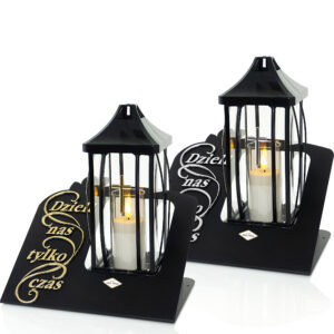 Znicz GRACJA PASY MINI BLACHA DZIELI NAS TYLKO CZAS