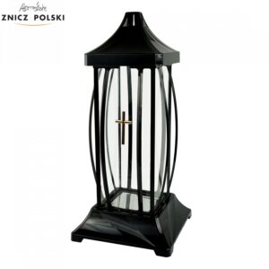 Znicz GRACJA PASY KRZYŻ czarny