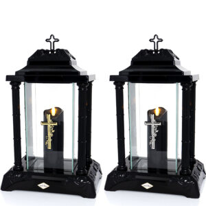 Lampion KATEDRA BAROK czarny