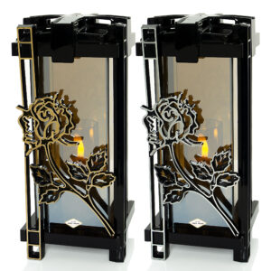 Znicz KWADRAT KOLUMNA RÓŻA DYMIONY