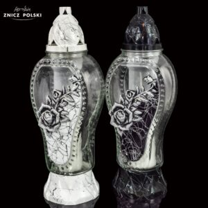 Znicz L1750 RÓŻA MARMUR