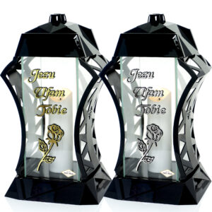 Znicz LAMEL JEZU UFAM TOBIE RÓŻA