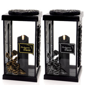 Znicz LATARNIA GRACJA RÓŻA TACIE