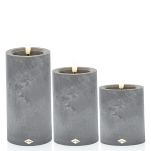 Świeca LED BETON OKRĄGŁA