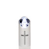 Wkład świeca LED RICO 12,5cm biało-srebrny