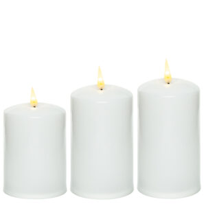 Wkład świeca LED 6/20/, 7/20 i 8/20 WAX biały