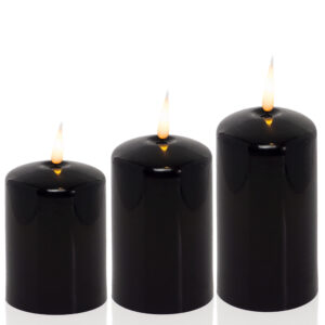 Wkład świeca LED 6/20, 7/20 i 8/20 WAX czarny