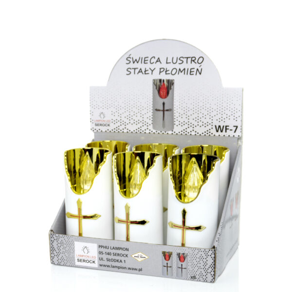 Wkład LED WF7L biało-złoto-biały