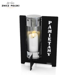 Znicz NICEA D TULEJA SZKLANA PAMIĘTAMY