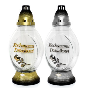 Znicz OWAL DUŻY DZIADKOWI