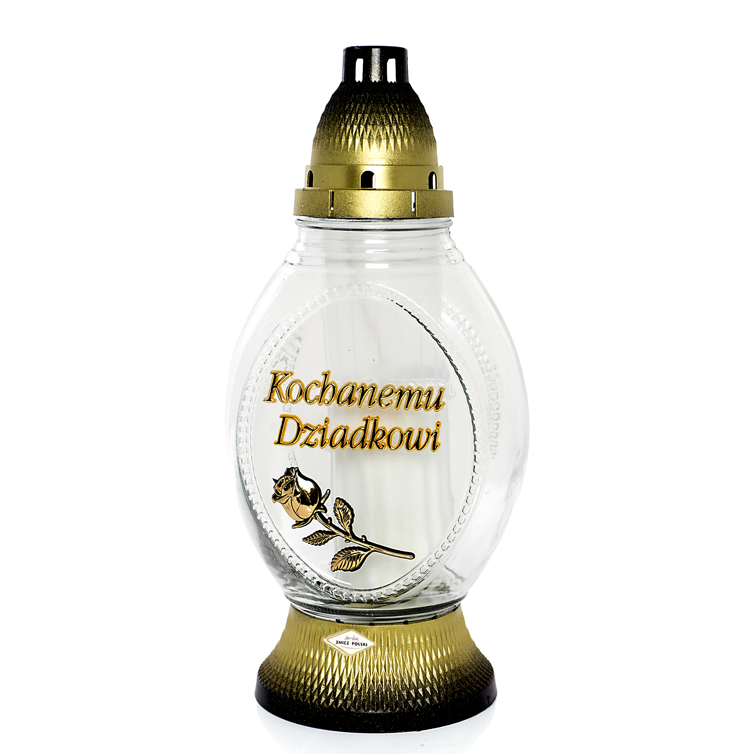 Znicz OWAL DUŻY DZIADKOWI