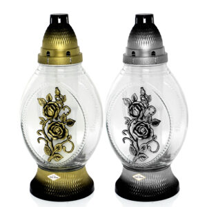 Znicz OWAL DUŻY RÓŻA