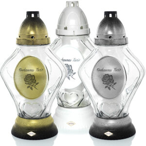 Znicz P103 SATYNA RÓŻA TACIE