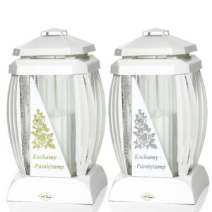 Znicz PRIMA 1 KOCHAMY-PAMIĘTAMY biały