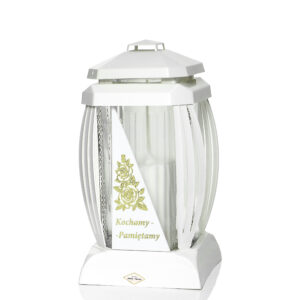 Znicz PRIMA 1 KOCHAMY-PAMIĘTAMY biały