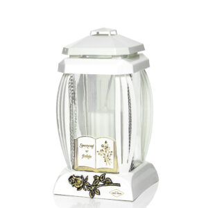 Znicz PRIMA 1 KSIĘGA biały