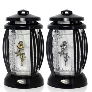 Znicz PRIMA 3 RÓŻA czarny