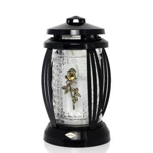 Znicz PRIMA 3 RÓŻA czarny