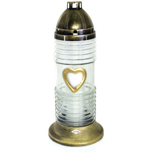 Znicz R44 SERCE złoty