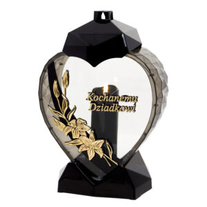 Znicz SERCE LILIA KOCHANEMU DZIADKOWI