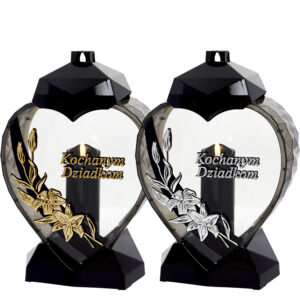 Znicz SERCE LILIA KOCHANYM DZIADKOM