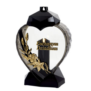 Znicz SERCE LILIA KOCHANYM DZIADKOM