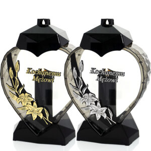 Znicz SERCE LILIA KOCHANEMU MĘŻOWI