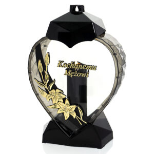 Znicz SERCE LILIA KOCHANEMU MĘŻOWI