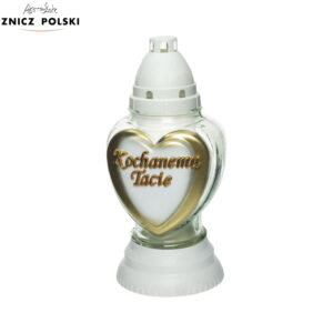 Znicz SERCE P81 KOCHANEMU TACIE