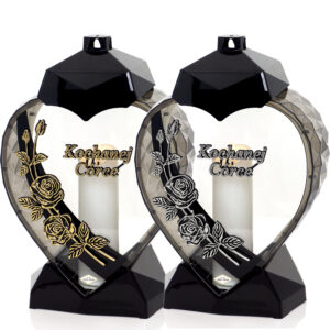 Znicz SERCE RÓŻA PNĄCA CÓRCE