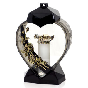 Znicz SERCE RÓŻA PNĄCA CÓRCE