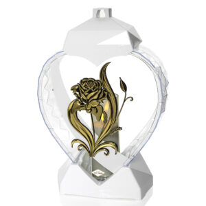 Znicz SERCE BIAŁE LILIA RÓŻA