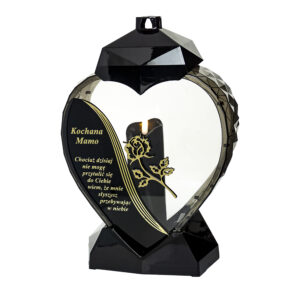 Znicz SERCE WIERSZ RÓŻA MAMO