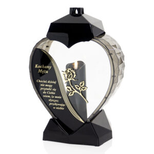 Znicz SERCE WIERSZ RÓŻA MĘŻU