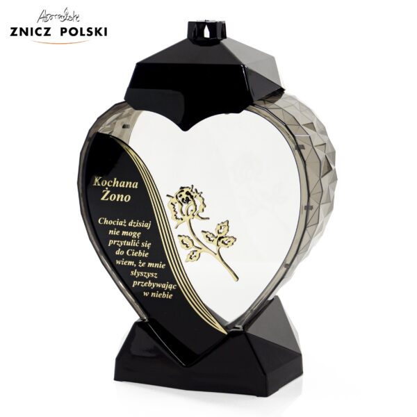 Znicz SERCE WIERSZ RÓŻA ŻONO