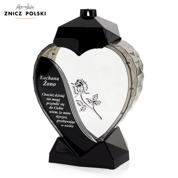 Znicz SERCE WIERSZ RÓŻA ŻONO