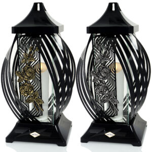 Znicz WSTĘGA PARAWAN RÓŻA PNĄCA