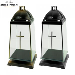 Znicz GLASS PIRAMIDA KRZYŻ